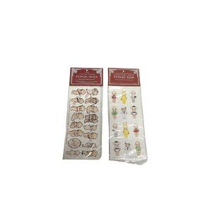 Merrimack Pudgie Kewpie Embossed Stickers 6 Sheets 1983 Vintage Ephemera NEW